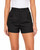 Jachs Girlfriend Women's High Waist Pleated Shorts, Black, 4