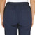 Briggs Women's Pull-On Linen Blend Pant, Navy, Medium