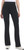 Jockey Women's High Rise Flared Legging Yoga Pant, Black Salt, X-Small