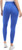 Danskin Women's Workout Yoga Pants High Waisted Active Leggings Side Pockets, Dazzling Blue, X-Large