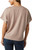 32 Degrees Cool Women's Dolman Short Sleeve Stretch Top, Taupe, 2X-Large