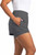 Spyder Active Women's Flutter Running Short with Pockets, Gray, Medium