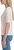 Splendid Women's Stretch Knit Ribbed Elbow Sleeve Top, Cream, Small