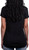 Kirkland Signature Women's Scoop Neck Short Sleeve Pima Tee, Black, Large