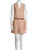 Lunya Women's Resort Linen Sleep Pajama Set, Nude, Medium