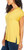 Orvis Womens' Short Sleeve V-Neck Tunic Top, Yellow, Medium