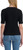 Splendid Women's Stretch Knit Ribbed Elbow Sleeve Top, Black, Large
