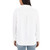 BlankNYC Women's Linen Blend Button Up Shirt, White, 2X-Large