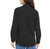 Gap Women's Gauze Button Front Shirt, Black, Medium