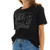 Keith Haring Women's Lightweight Jersey Knit T-Shirt, Black, X-Large