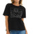Keith Haring Women's Lightweight Jersey Knit T-Shirt, Black, X-Large