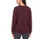 Mondetta Women's Cozy Active Crewneck, Dark Red, X-Small