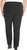 Hilary Radley Women's Ponte Pull-On Mid Rise Slim Leg Pants, Black, Small