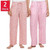GAP Women’s Relaxed Fit Cotton PJ Pant, 2-Pack, Pink, X-Large