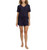 Honeydew Women's 3-Piece Lounge Set, Navy, Medium