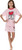Keith Haring Youth 3-Piece Cotton Blend Pajama Set, Pink, X-Large