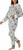 Disney Women's Midweight Onesie One Piece Pajama, Gray, Small