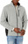 IZOD Men's Advantage Performance Full Zip Fleece Jacket, Grey Goose Heather, Small