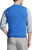 IZOD Men's Fine Gauge V-Neck Sweater Vest, Nautical Blue, Large