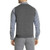 IZOD Men's Fine Gauge V-Neck Sweater Vest, Medium Grey Heather, X-Large