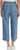 Splendid Women's Pull-On Wide Leg Crop Ankle Pant, Blue, Medium
