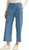 Eddie Bauer Women's Traveler Wide Leg Crop Pant, Blue, Large