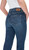 Calvin Klein Women High Rise Straight Leg Jean, Dark Blue, 12