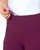 Mondetta Women's Moisture Wicking Cropped Legging Pant, Purple, XX-Large