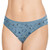 Jockey Women's Organic Cotton Stretch Bikini 5-Pack, Blue, X-Large