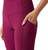 32 Degrees Cool Women's Ribbed Crop Legging Pant, Purple, Small