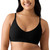 True & Co Women's Wirefree Bra 2-Pack, Black/Nude, X-Large