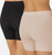 Carole Hochman Women's 2-Pack Slip Short, Black/Nude, Medium