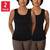 32 Degrees Layer Zero Double Lined Tank Top, 2-pack, Black, Medium