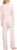 Live2Lounge Women’s 3 Piece Picot Ribbed Pajama Lounge Set, Pink, X-Small