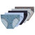 Jockey Women's Organic Cotton Stretch Bikini 5-Pack, Blue, Small