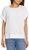 Gloria Vanderbilt Women's Short Sleeve Cotton Gauze Pullover, White, X-Large