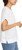 Gloria Vanderbilt Women's Short Sleeve Cotton Gauze Pullover, White, X-Large