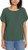 Gloria Vanderbilt Women's Short Sleeve Cotton Gauze Pullover, Green, Large