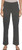 DKNY Jeans Womens Midweight Straight Leg Ponte Pant, Black Stripe, Small