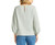 Matty M Women's Linen Blend 3/4 Sleeve Top, Sage, Medium