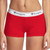 Champion Women's Heritage Boy Short Underwear, Red, Large