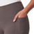 Mondetta Women's Active Moisture Wicking Ribbed Bike Short, Brown, X-Small