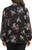 Hilary Radley Women's Long Sleeve Blouse Shirt, Black Combo, X-Large