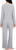 Live2Lounge Women’s 3 Piece Picot Ribbed Pajama Lounge Set, Gray, 2X-Large