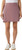 32 Degrees Cool Women's Active Skort with Inner Shorts, Pink, Large