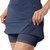 32 Degrees Cool Women's Active Skort with Inner Shorts, Blue, X-Large