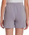 LazyPants Women's Luxe Pull On Short, Lilac Grey, Large