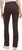 Jockey Women's High Rise Flared Legging Yoga Pant, Espresso, X-Large