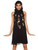 Desigual Women's Dress Floral, Black, 38