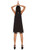 Desigual Women's Dress Floral, Black, 38
